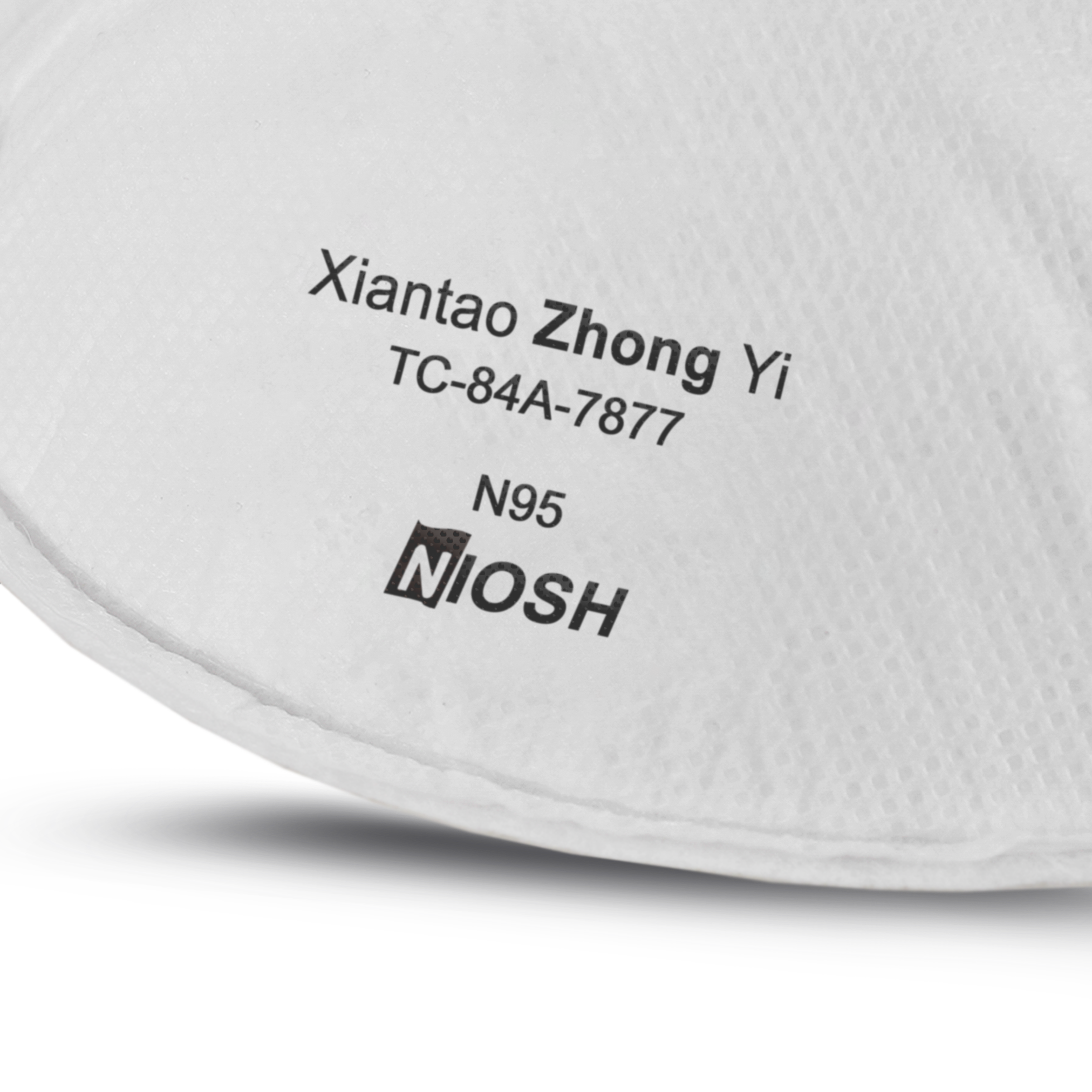 NIOSH Cup Style N95 Respirator Mask - 100 Pack