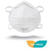 NIOSH Cup Style N95 Respirator Mask - 100 Pack