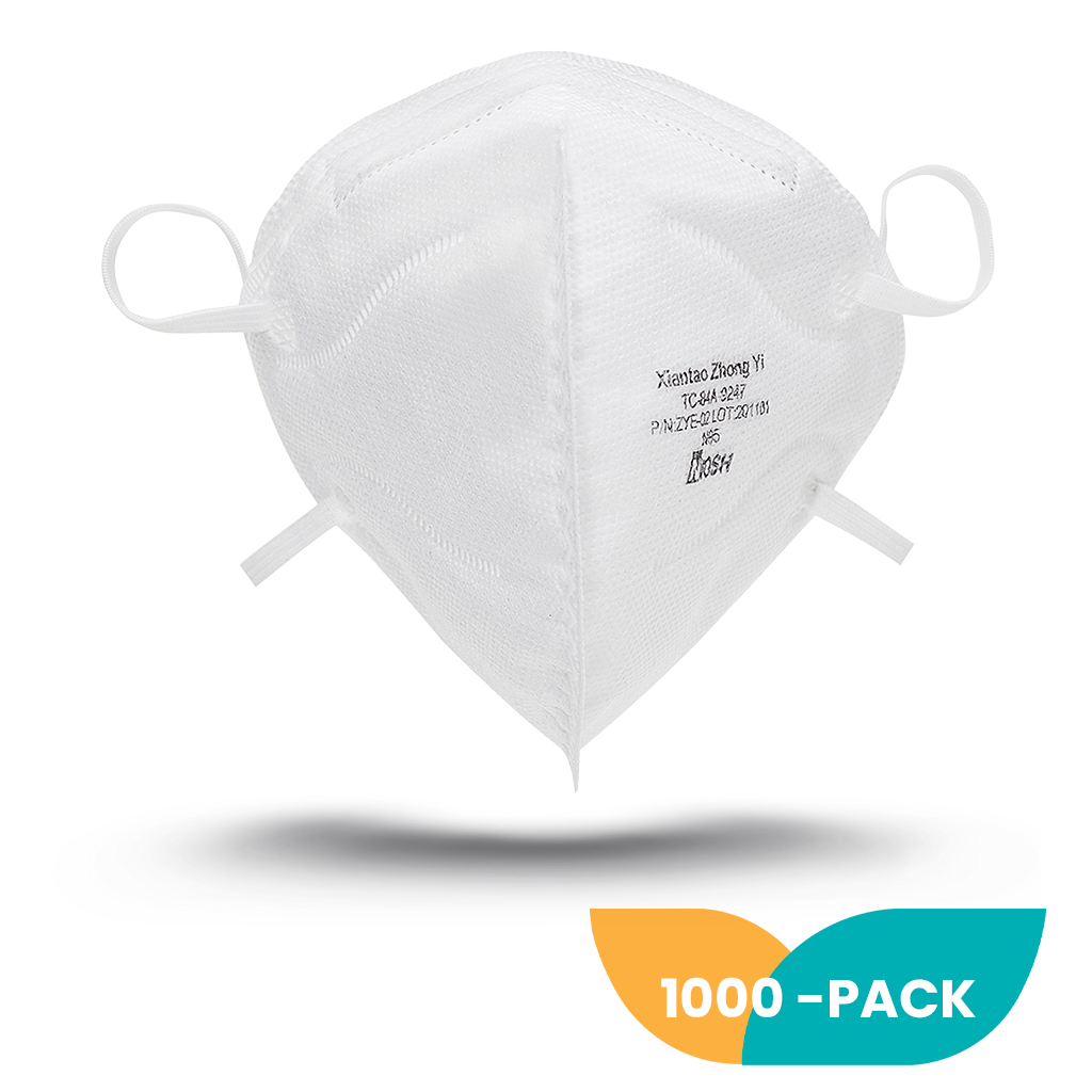 NIOSH N95 Foldable Mask - 1000 Pack