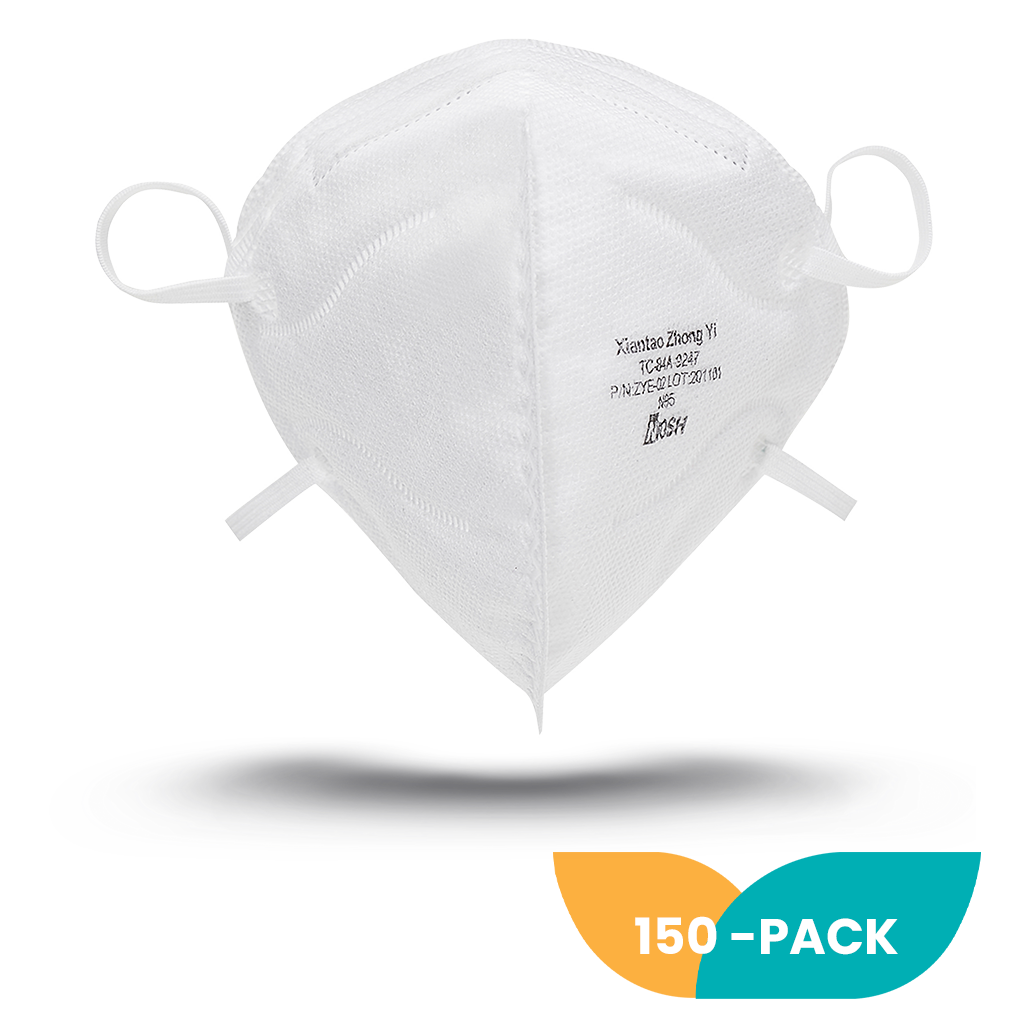 NIOSH N95 Foldable Mask - 150 Pack